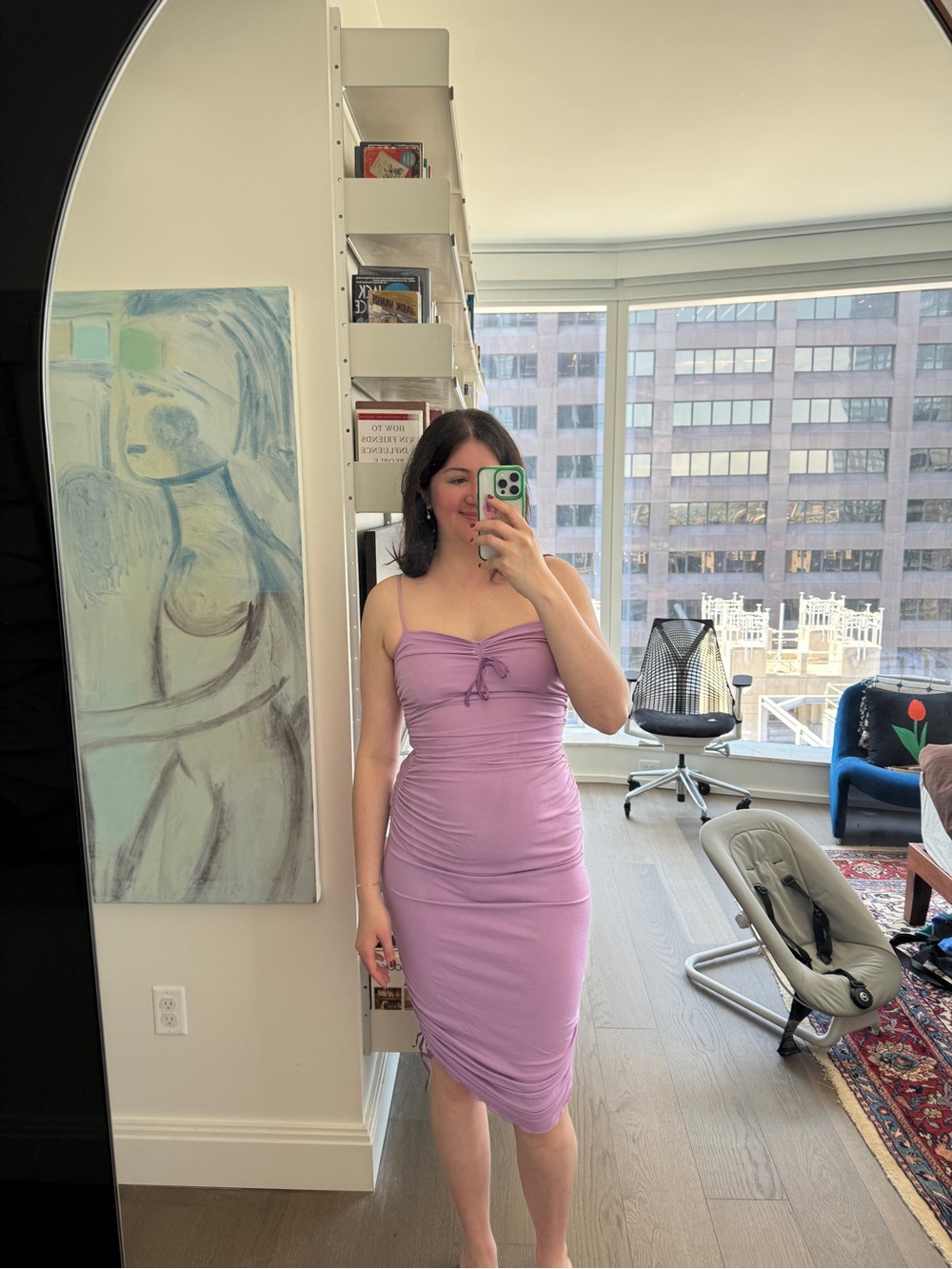 Moschino Lavender Bodycon Dress